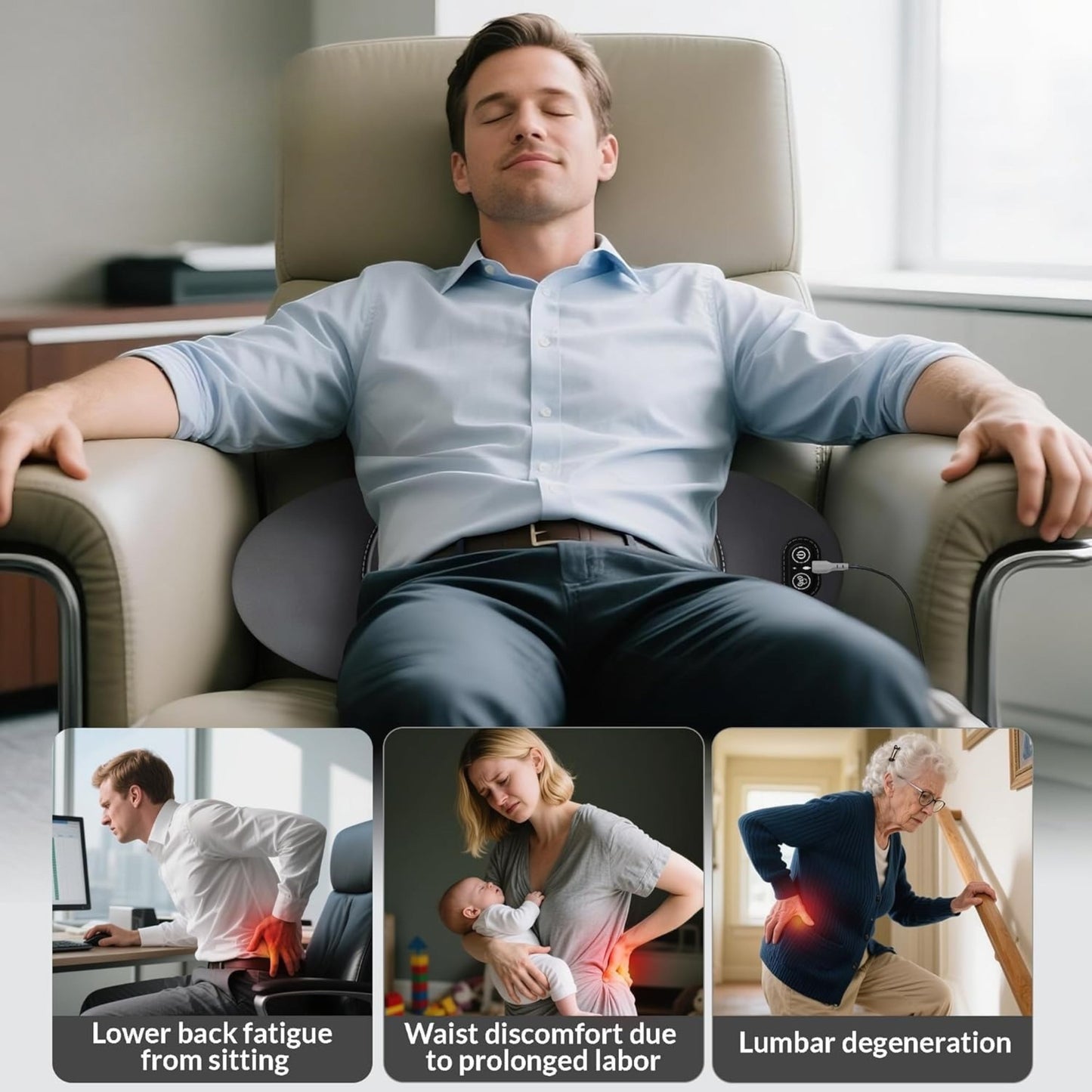 LumbarLogic™ - Triple Fusion Massager