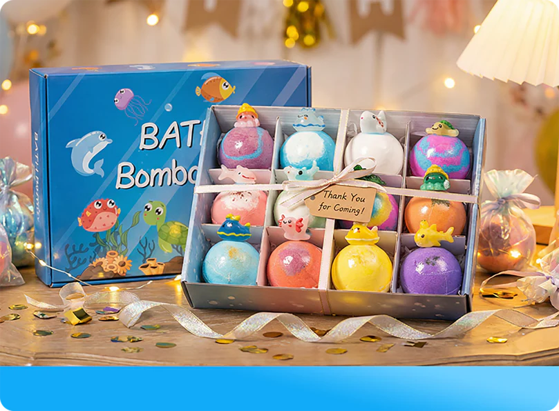 Odyxy™ - 2PCS Bath Bombs Set with Toys Inside with Toys Inside